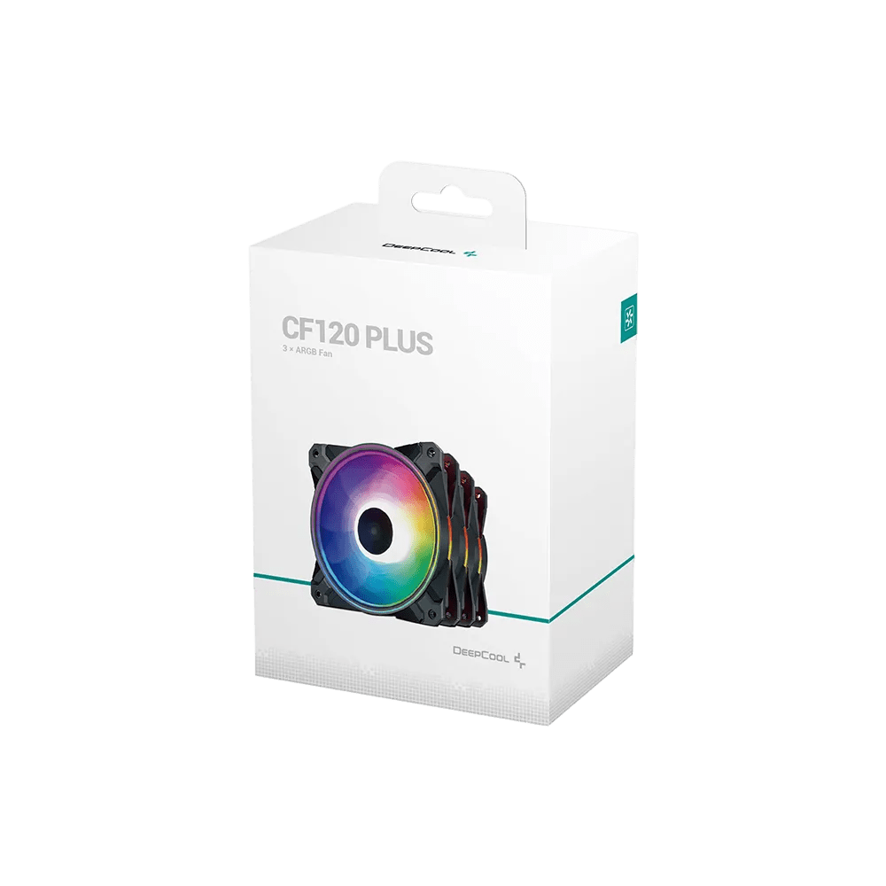 Deepcool CF120 Plus 120mm ARGB Fan Triple Pack | DP - F12 - AR - CF120P | - Vektra Computers LLC Deepcool CF120 Plus 120mm ARGB Fan Triple Pack | DP - F12 - AR - CF120P | - Vektra Computers LLC